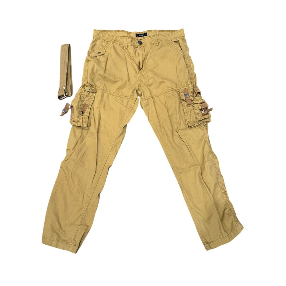 Ethanol Cargo Pants Mens 36 Tan Tactical Utility Cargo Pants Belt Included